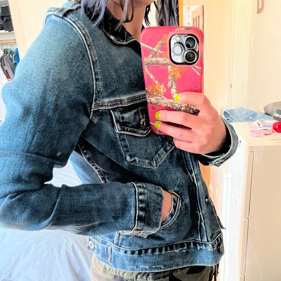 Gap 1969 Western Jean Denim Jacket sz XS/S - Picture 2 of 10